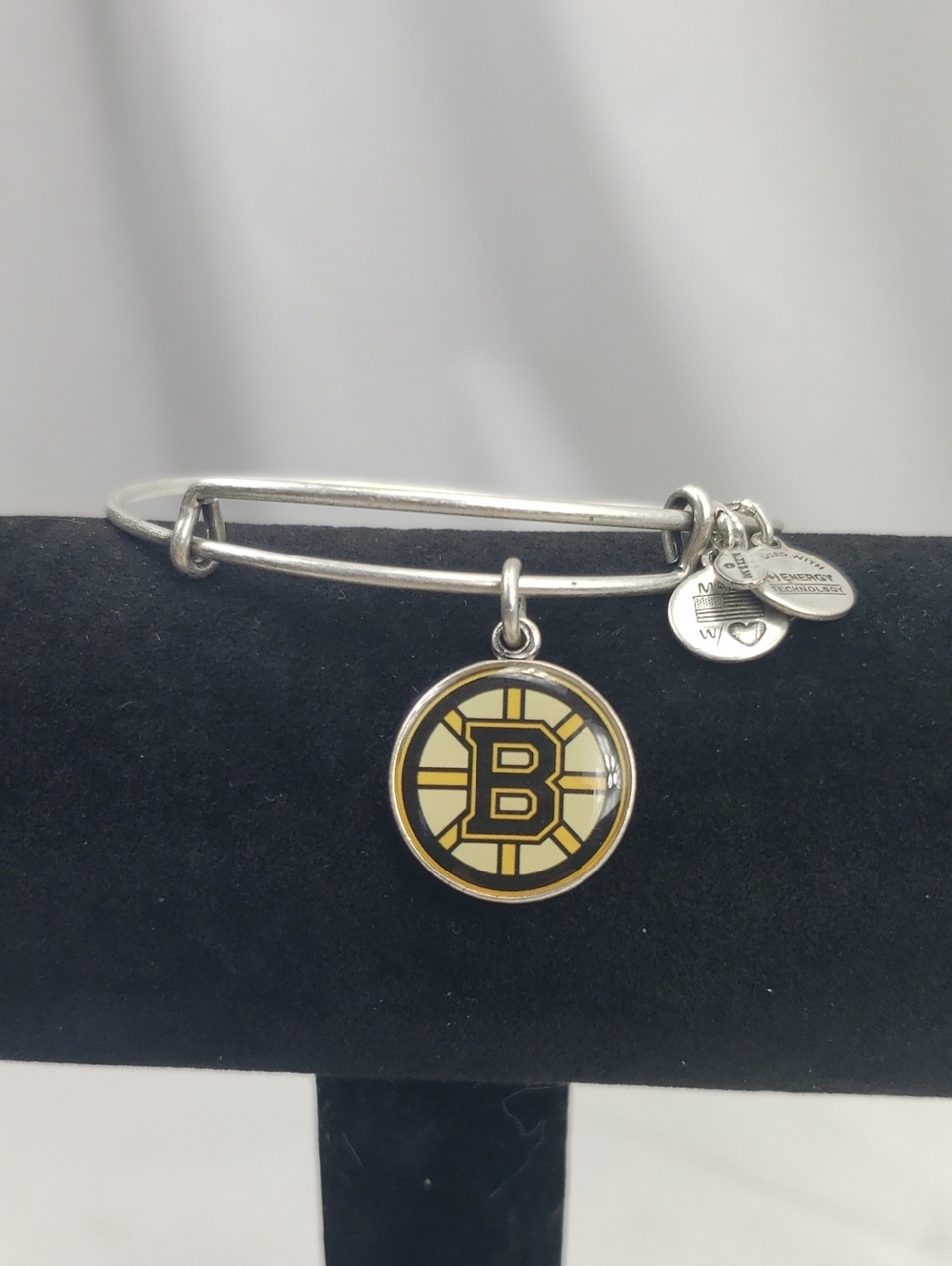 Alex and Ani 2015 Boston Bruins Silver Tone Bracelet